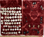 Sewn On to Velvet...Buttons