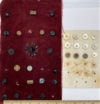 Sewn On to Velvet...Buttons