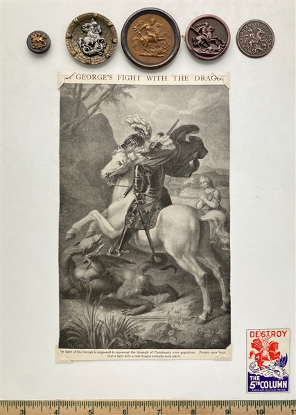 Saint George fighting the Dragon