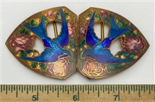 Blue Swallow Buckle