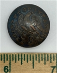 One-Piece Convex Regiment of Infantry Uniform Button