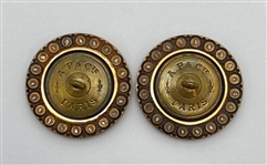 2 Lithograph Buttons