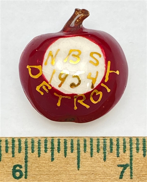 1954 NBS Button