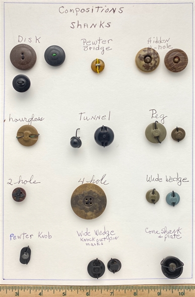 Composition Button Backs