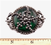 Ornate Glass in Metal