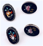Inlays in Silver Setting