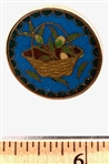 Enamel Basket and Fruit