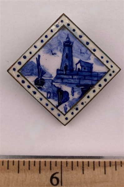 Blue & White Enamel