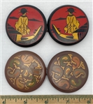 2 Celluloid Buckles