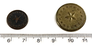 2 Maine Uniform Buttons