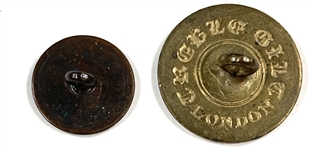 2 Maine Uniform Buttons