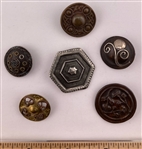Arts & Crafts Era Copper Buttons