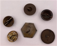 Arts & Crafts Era Copper Buttons